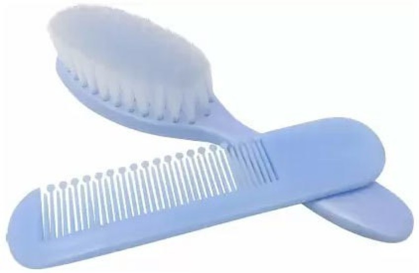 FRCOLOR Baby Hair Brush and Comb Set for Newborn Wood Bristles Baby B   BABACLICK