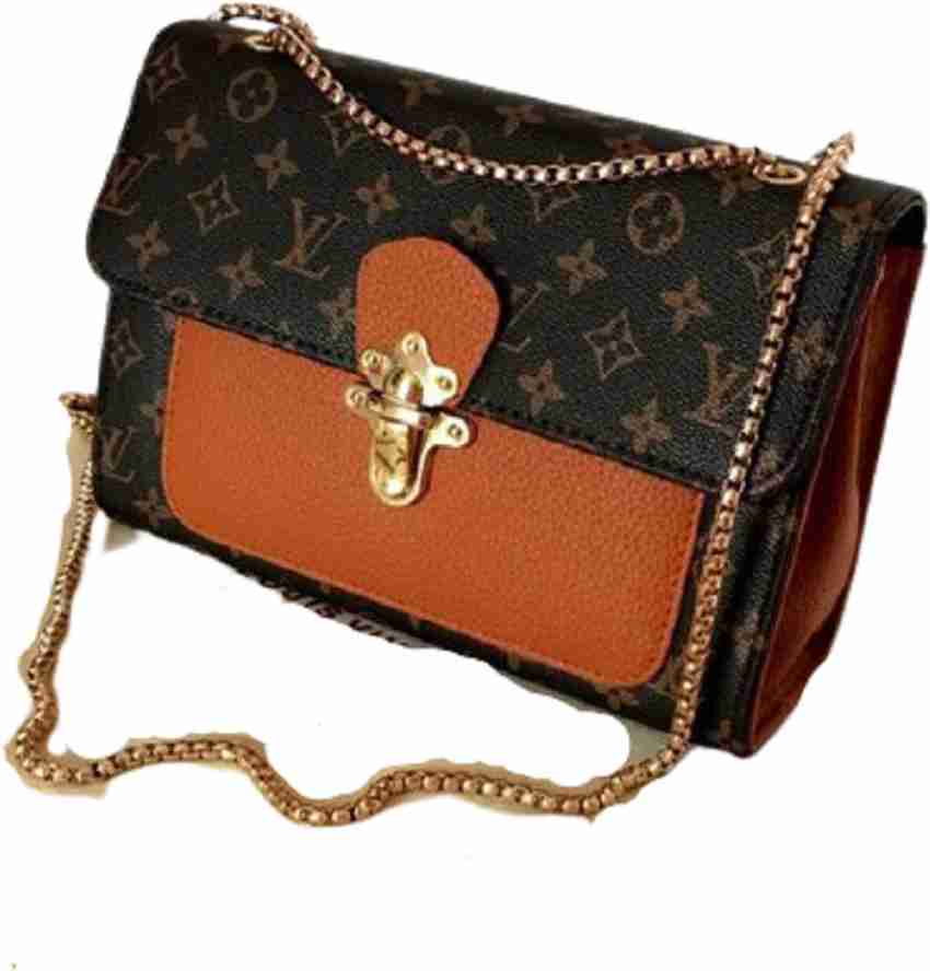 Louis Vuitton, Bags, Louis Vuitton Victoire Handbag Monogram Canvas And  Leather Black Brown