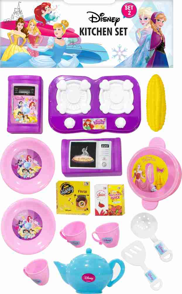 DISNEY Princess Role Play Kitchen Set 16 pieces for Kids - Princess Role  Play Kitchen Set 16 pieces for Kids . Buy Ariel, Rapunzel, Belle,  Cinderella, Snow White toys in India. shop for DISNEY products in India.