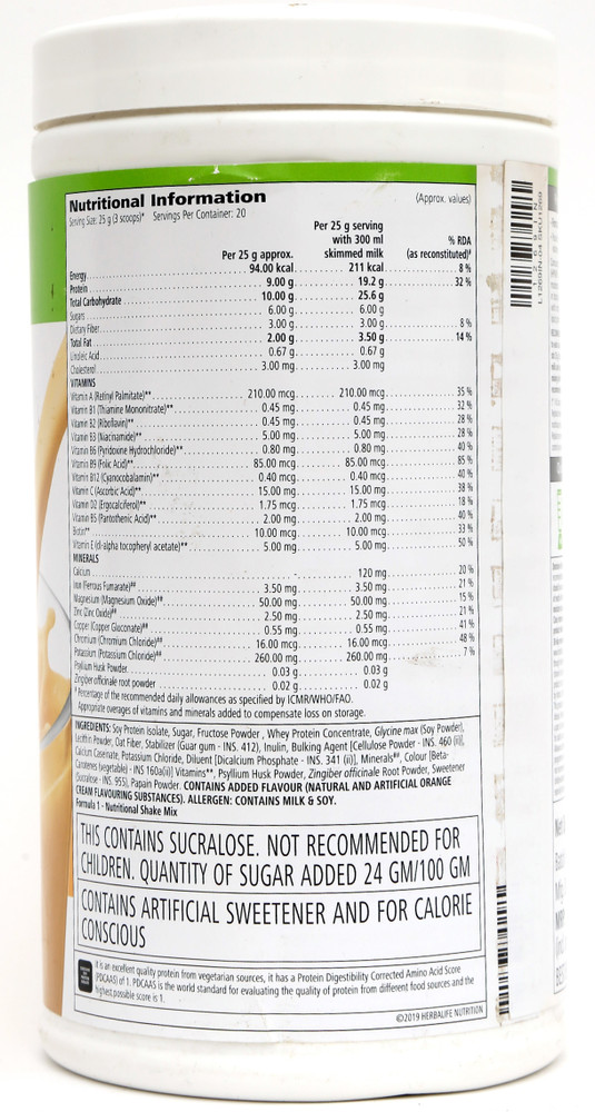HERBALIFE Formula 1 Nutritional Shake Mix Rose Kheer 500 g ...
