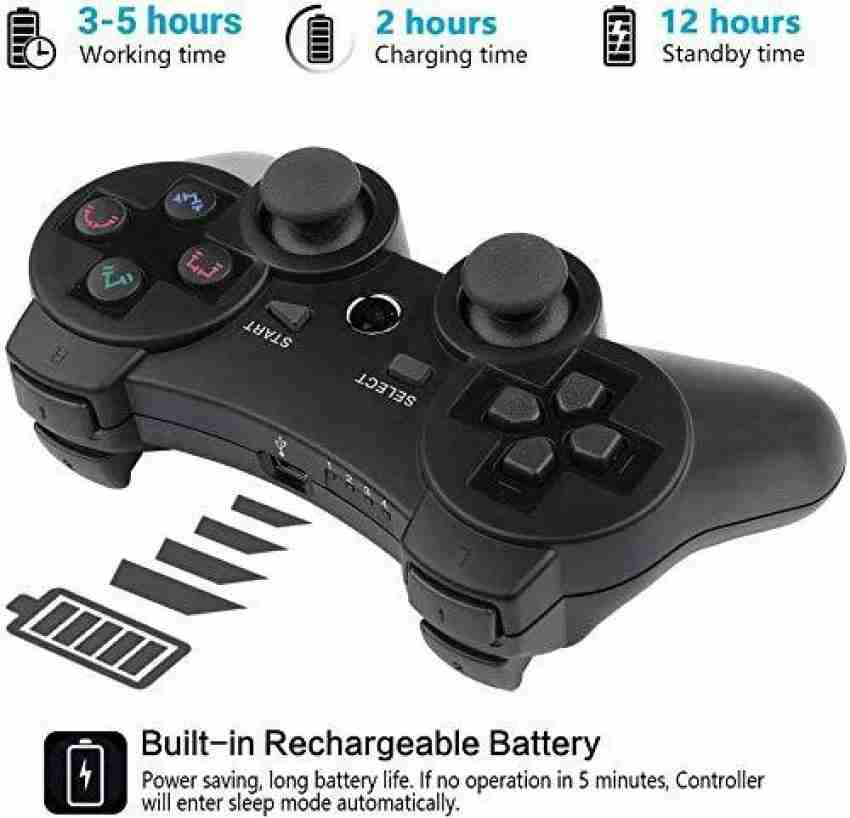 Wireless Bluetooth Controller for Playstation 3 PS3 Black