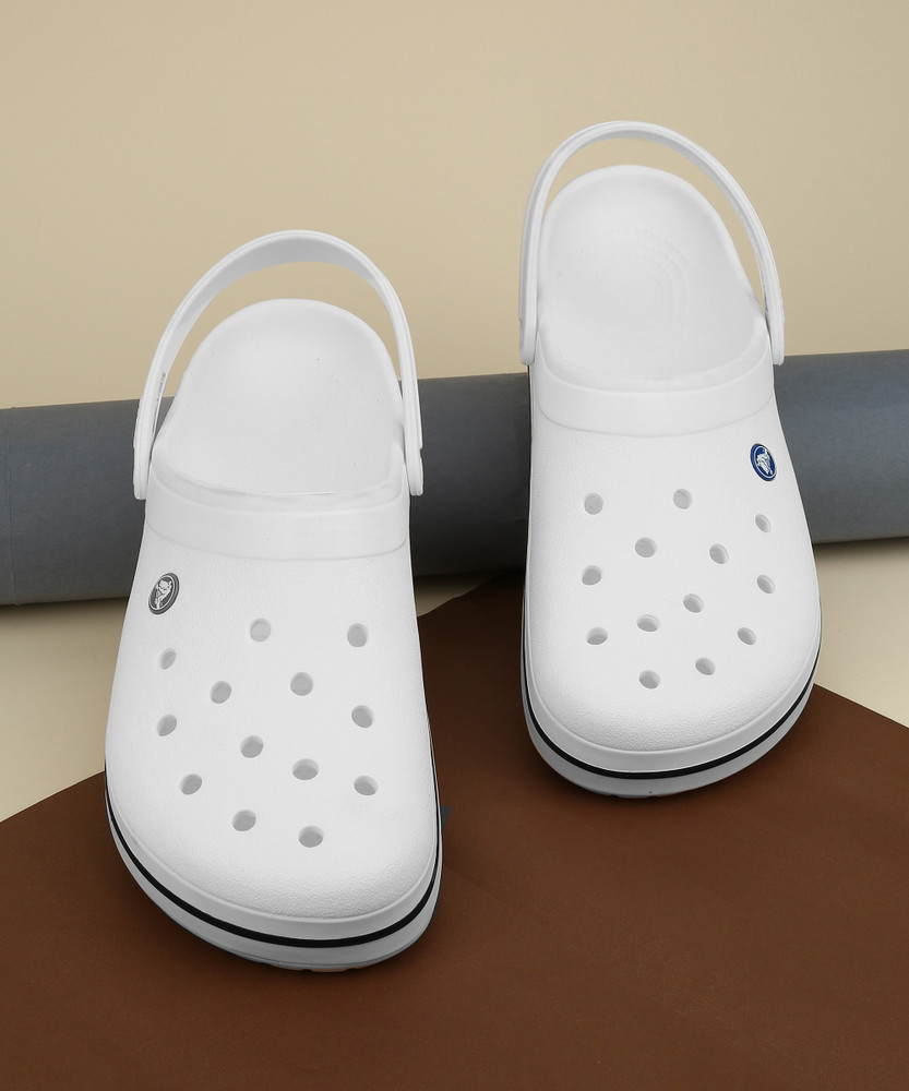 CROCS Crocband Men White Clogs - Buy 