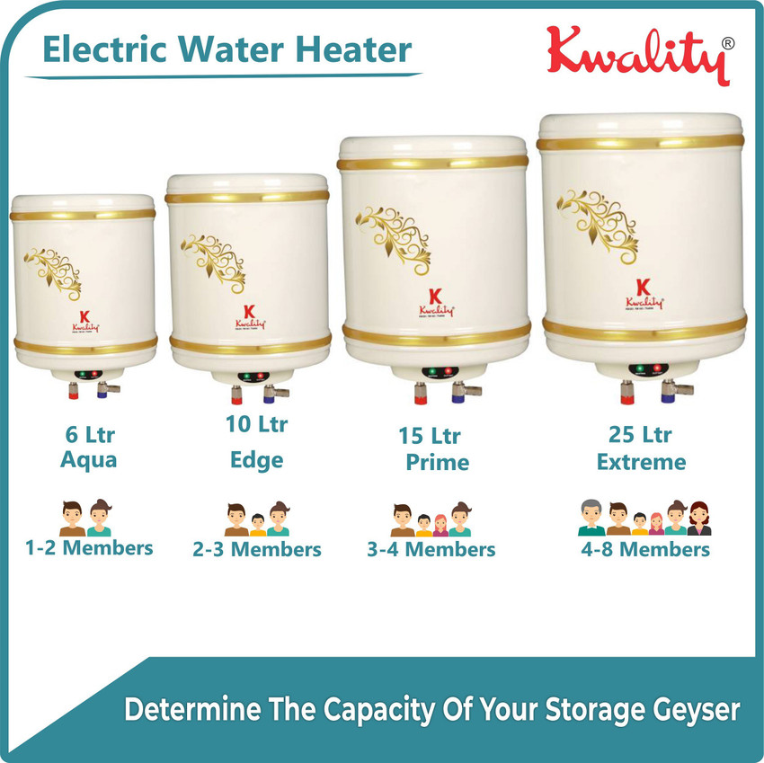 Kwality 15 L Storage Water Geyser (Prime, Ivory) Price in India - Buy Kwality  15 L Storage Water Geyser (Prime, Ivory) online at Flipkart.com