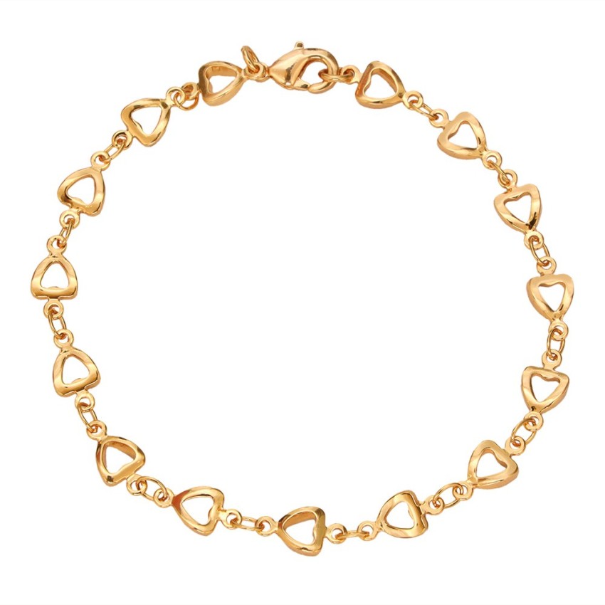 Lumen latest Stylish Bracelet Beautiful Design Golden Colour For Girls and  Women