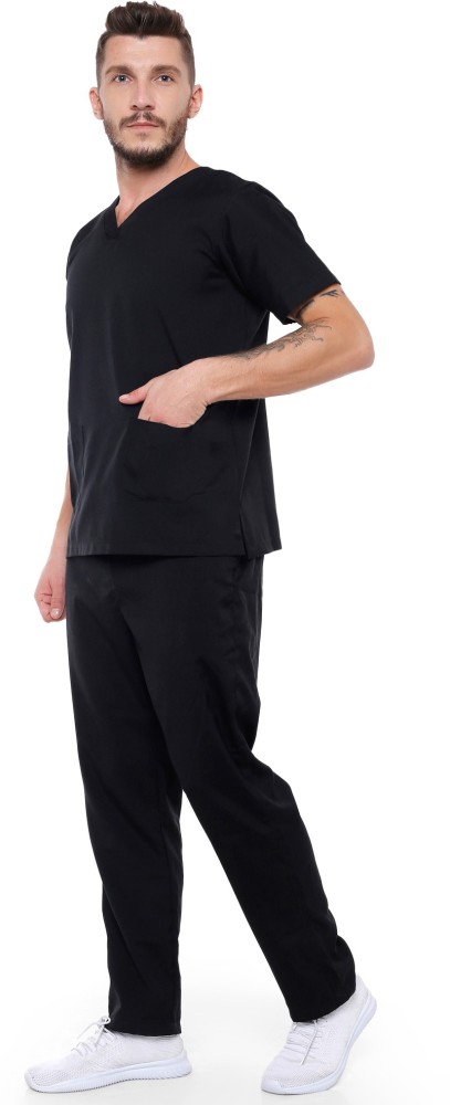 Buy Blue Black Half Sleeve Medical Scrubs Suit For Doctors  Hirawats