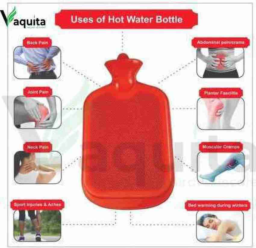 Hot Water Bottle Electric with Cover, Heating Pad, Warm Compress Bag for  Menstrual/Period Cramps, Neck, Back, Shoulder Pain & More, Hot Pack,  Reusable