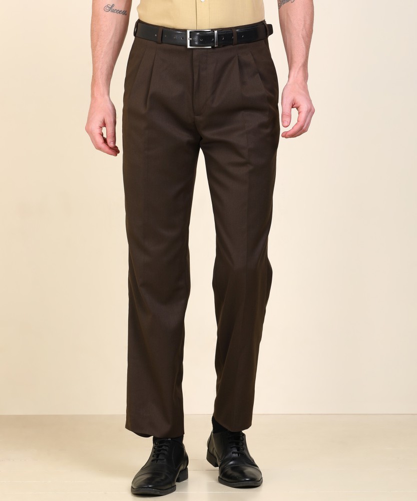 PARK AVENUE Regular Fit Men Brown Trousers  Buy PARK AVENUE Regular Fit  Men Brown Trousers Online at Best Prices in India  Flipkartcom