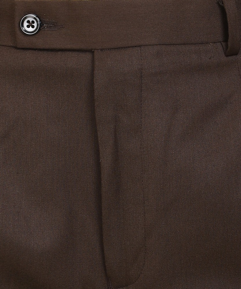 PARK AVENUE Regular Fit Men Brown Trousers  Buy PARK AVENUE Regular Fit  Men Brown Trousers Online at Best Prices in India  Flipkartcom