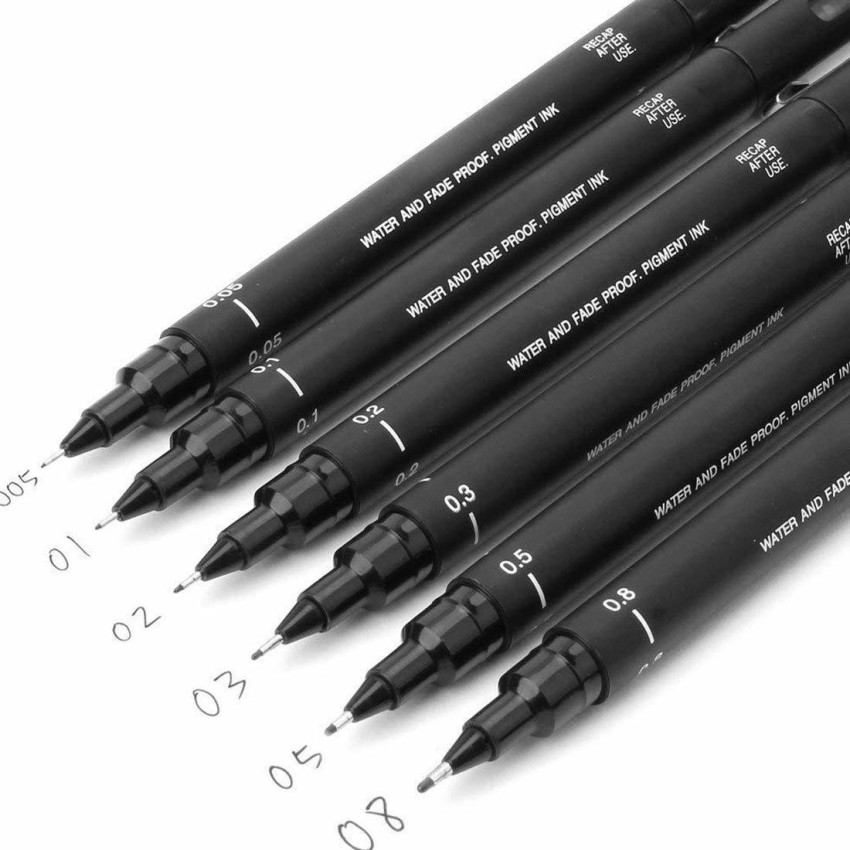 Sakura Pigma Micron Ultra-fine Black Ink Pen / Set005 - 0.2mm