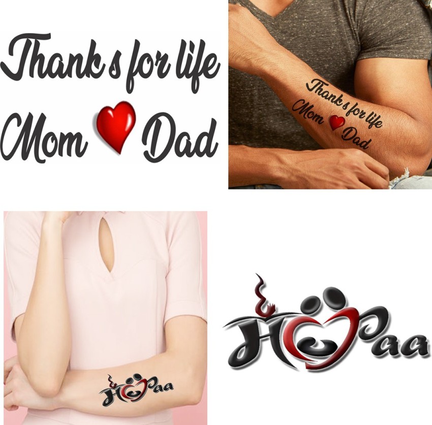Thank For Life Mom  Dad  tattoo lettering download free scetch