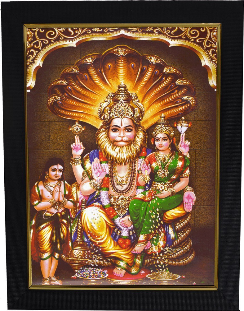 101Temples Lakshmi Narasimha Swamy Religious Frame Price in India ...