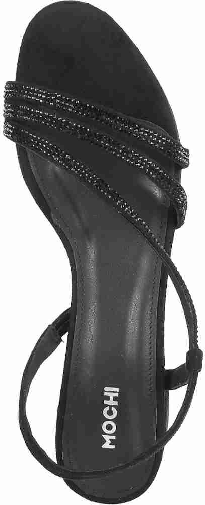 MOCHI Women Black Heels - Buy MOCHI Women Black Heels Online at