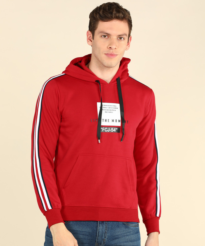 Sleeve Printed Men Sweatshirt 