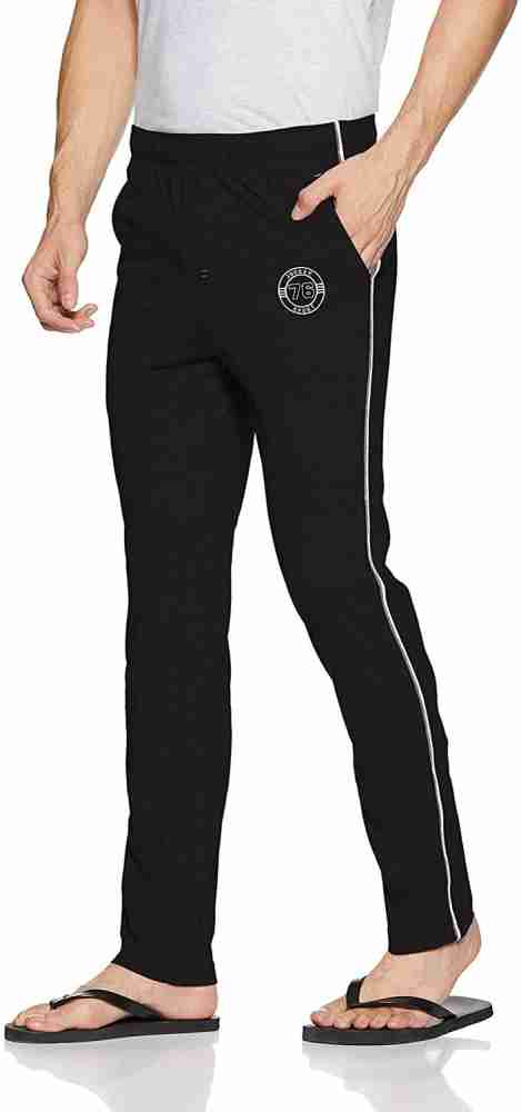 JOCKEY Solid Men Black Track Pants - Buy JOCKEY Solid Men Black Track Pants  Online at Best Prices in India