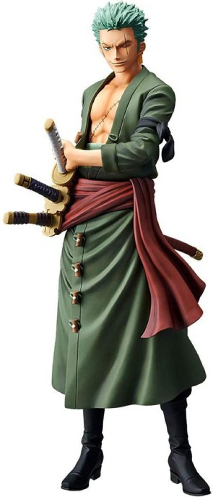 One Piece Anime Roronoa Zoro Action Figure 16 cm for Home Decor Office  Desk and Study Table Toy Multicolor