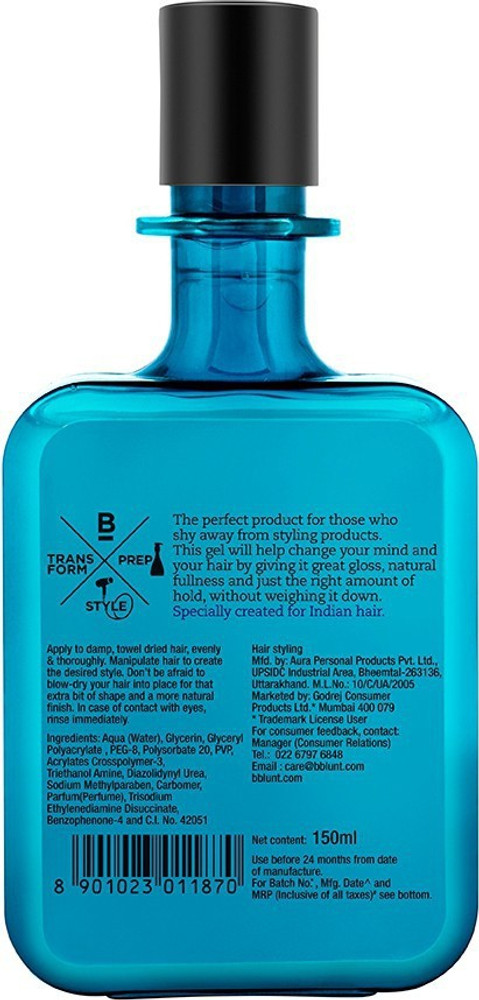 BBlunt Gel Oh! Natural Hold Gel Hair Gel - Price in India, Buy BBlunt Gel Oh! Natural Hold Gel Hair Gel Online In India, Reviews, Ratings & Features BBlunt Gel Oh! Natural Hold Gel Hair Gel - Price in India, Buy BBlunt Gel Oh! Natural Hold Gel Hair Gel Online In India, Reviews, Ratings & Features