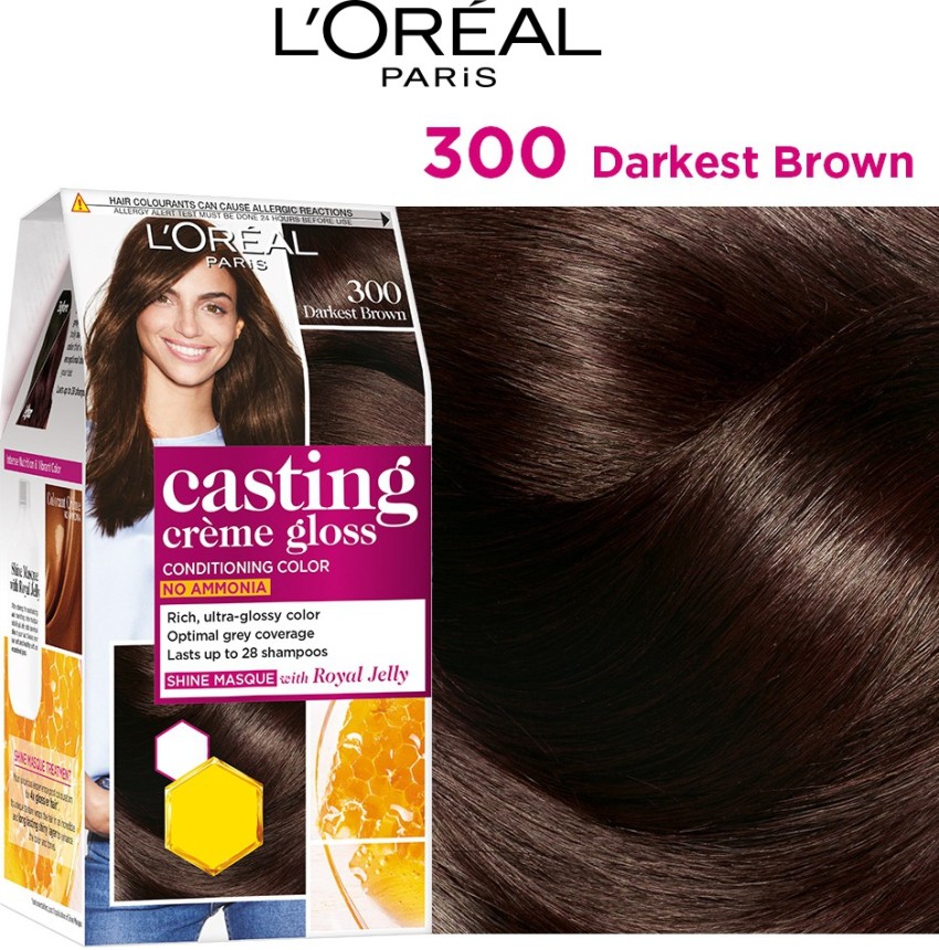 loreal paris casting creme gloss hair color chocolate 535 160ml