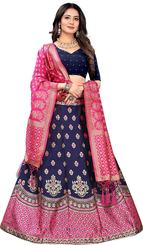 Being Banarasi Self Design Semi Stitched Lehenga Choli - Buy Being Banarasi  Self Design Semi Stitched Lehenga Choli Online at Best Prices in India |  Flipkart.com