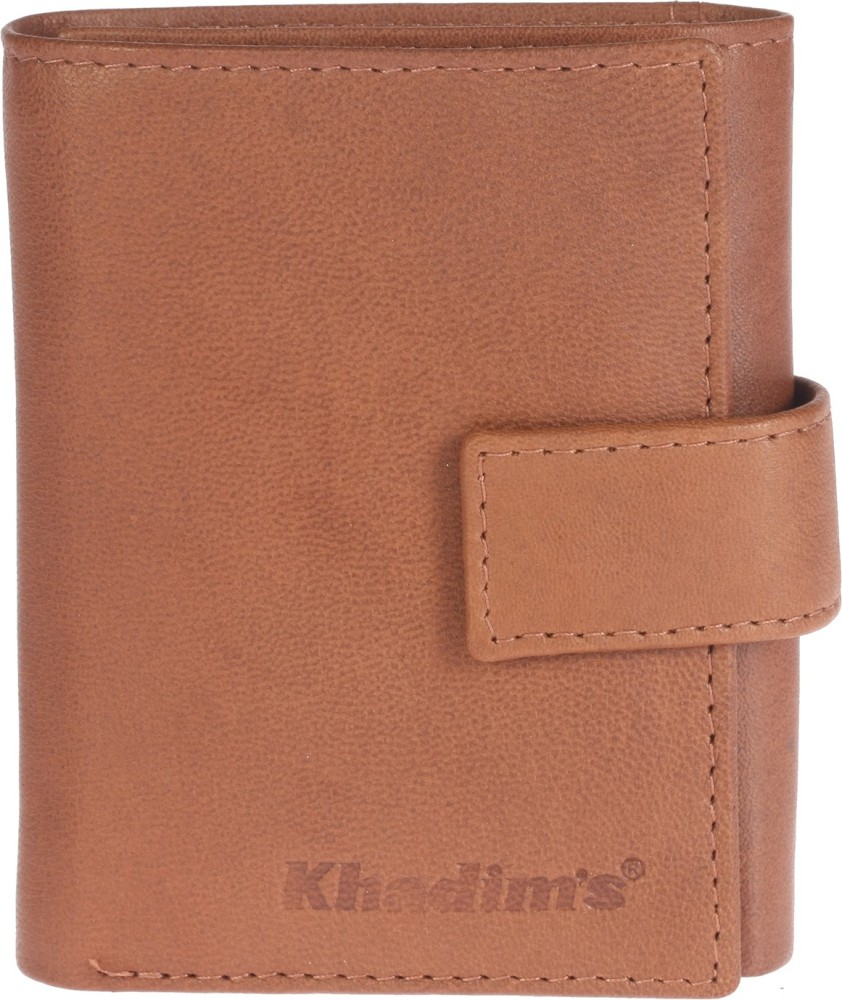 Khadim Men Brown Leather Wallet