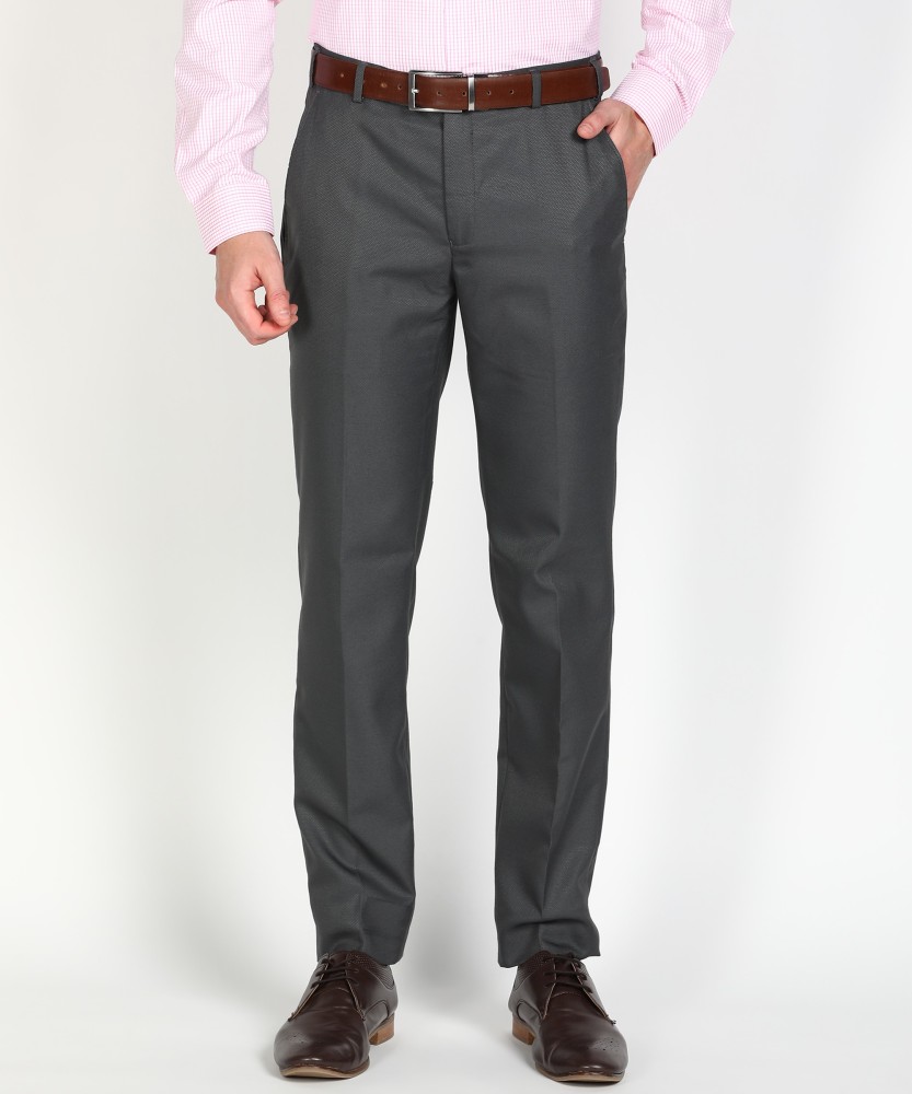 Buy Next Look Grey Slim Fit Trousers for Men Online  Tata CLiQ
