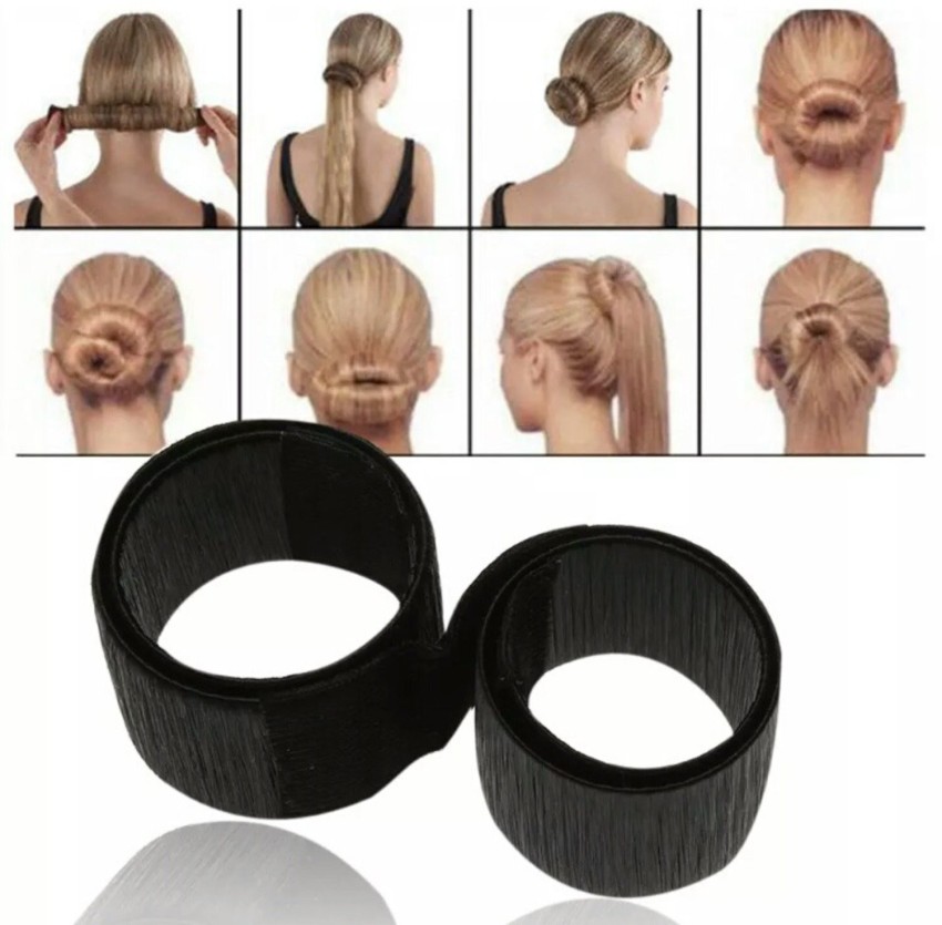 Buy Confidence Different Sizes Donut Bun Maker Hair Bun Making Hair Band  Accessory DIY Hair Styling Tool For Women Girls Black Pack Of 1  1234567 Online at Low Prices in India  Amazonin