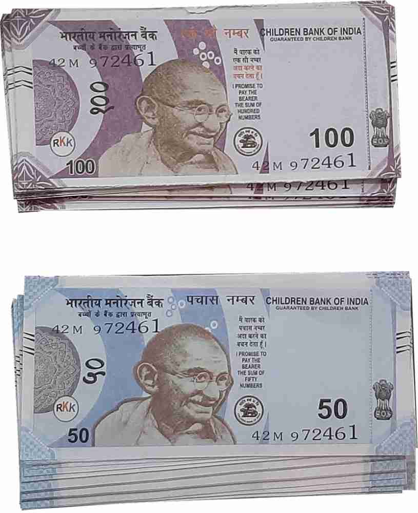 VK MART printed Indian fake Currency notes look like real money ...
