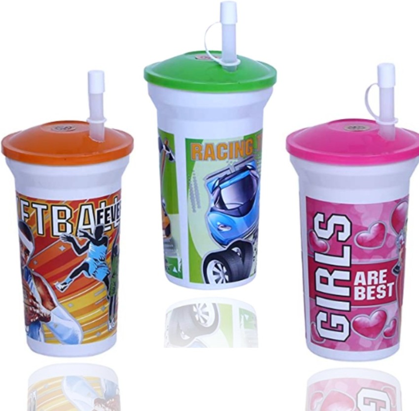 WiiBross Cute Water Bottles with Straw for Kids Girls Boys 500 ml Sipper -  Buy WiiBross Cute Water Bottles with Straw for Kids Girls Boys 500 ml  Sipper Online at Best Prices