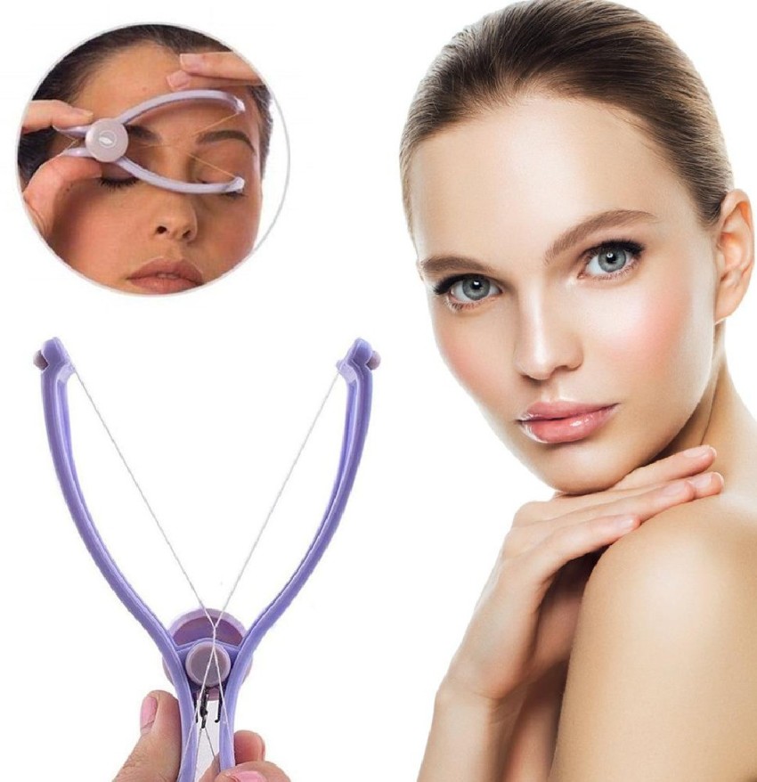 Eyebrow Face and Body Hair Threading and Removal System Tweezers