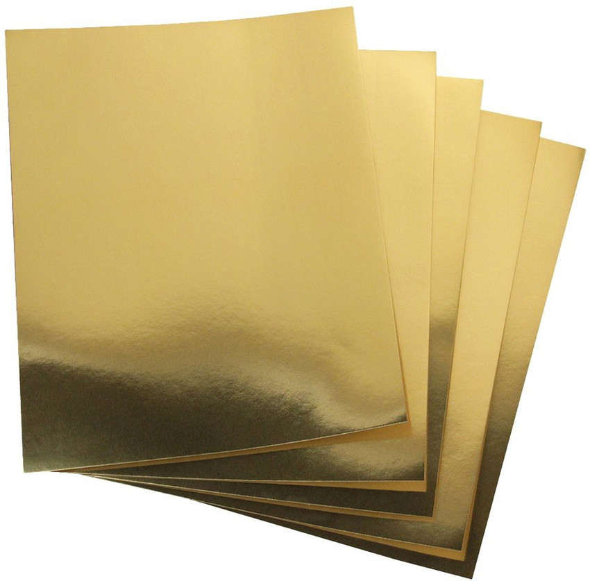 Ganesa Craft Fantasy A4 Gold Card Stock 450 GSM (Pack Of, 57 OFF