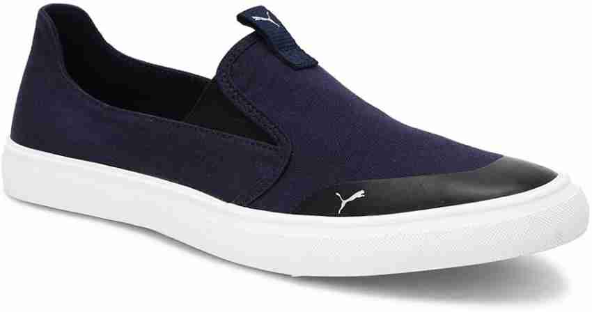 puma slip ons men purple