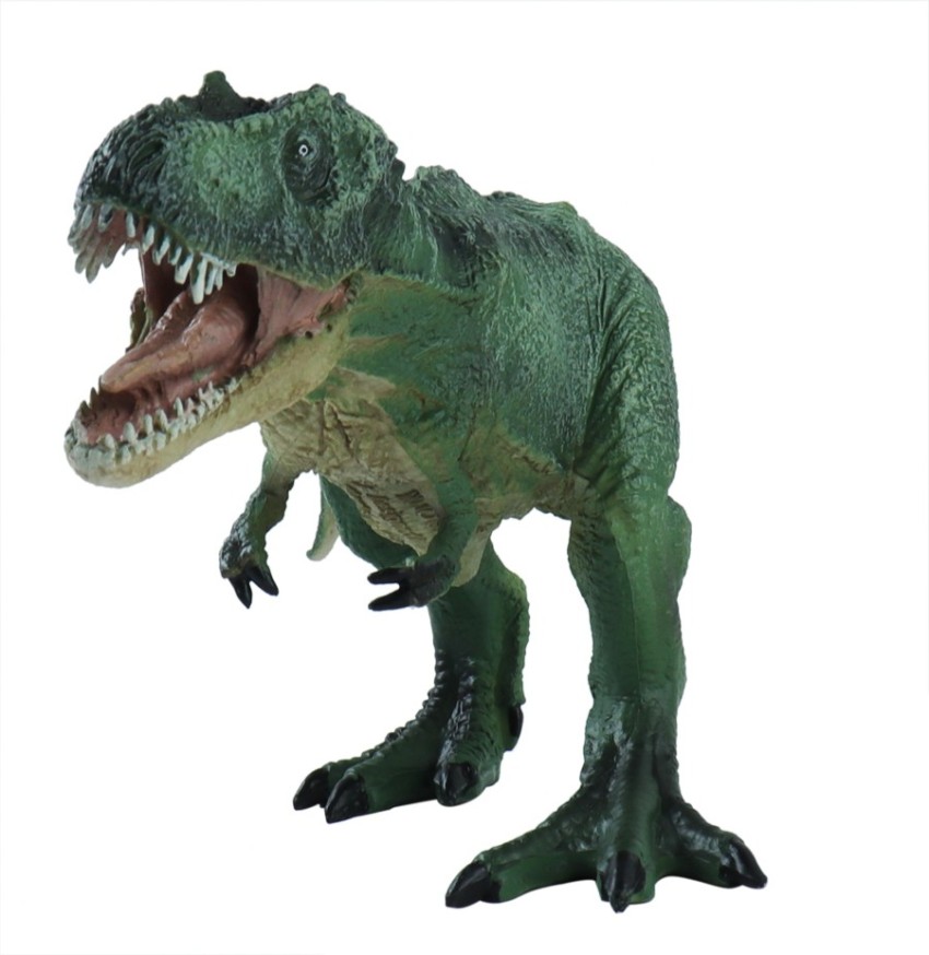 MOJO T-Rex Hunting (Green) Realistic Dinosaur Toy Replica Hand Painted  Figurine