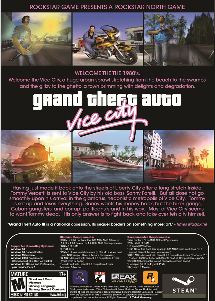 Gta Vice City Pc Game Dvd (Pc) Price in India - Buy Gta Vice City Pc Game  Dvd (Pc) online at