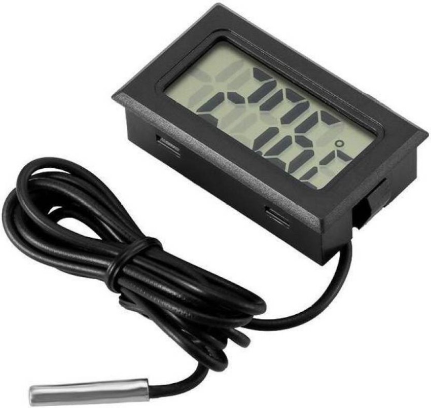 Mini LCD Digital Thermometer Sensor Wired for Room Temperature