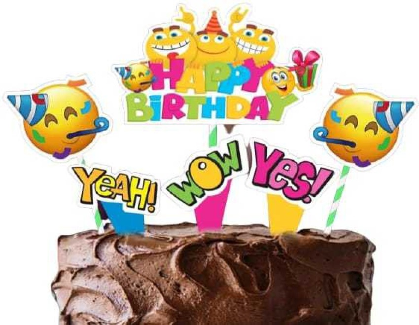 Tongue Out Emoji Cake | Emoji Cake Decoration | Birthday Cake Decoration -  YouTube