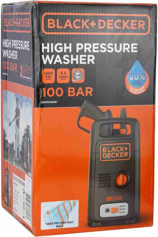 Black + Decker Bxpw1300E-B5 1300W 100 Bar, 390 L/Hr Pressure