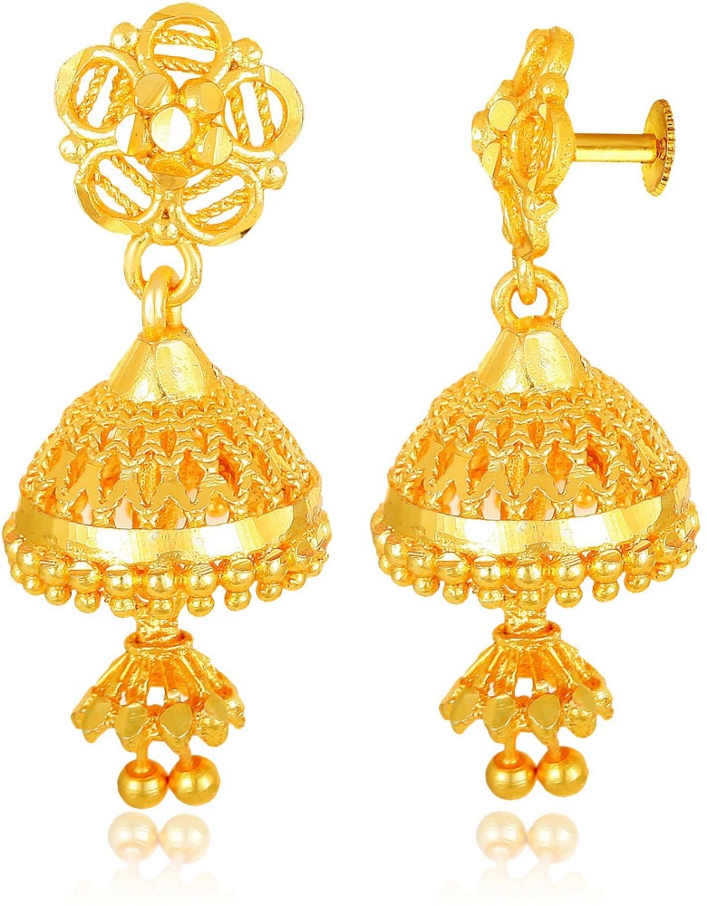 Flipkart.com - Buy VAANYA Kundan Jhumka earrings Woman Multicolour Coral  Silver Jhumki Earring Alloy Jhumki Earring Online at Best Prices in India
