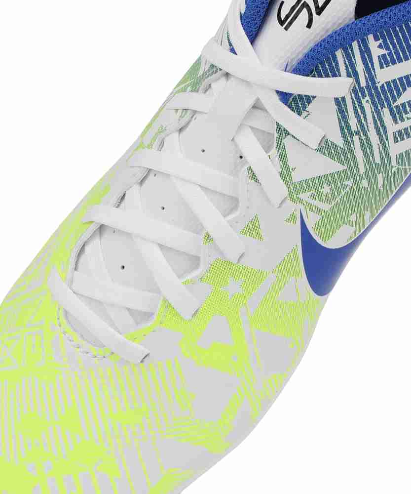 Nike Mercurial Vapor 13 Elite Neymar Jr. Fg Firm-ground Soccer Cleat  (white) - Clearance Sale In White,racer Blue,volt,black