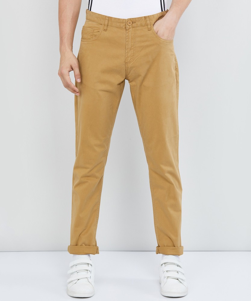 Buy Tan Trousers  Pants for Men by MAX Online  Ajiocom