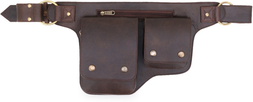 Buy Genuine Leather Utility Belt Belt With Pockets Men's Online in India 