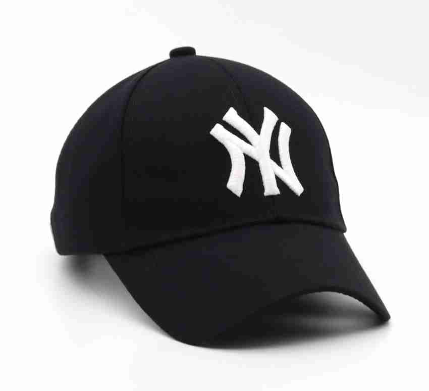 Embroidered New York USA Navy Cap - Fashionable Unisex Cotton