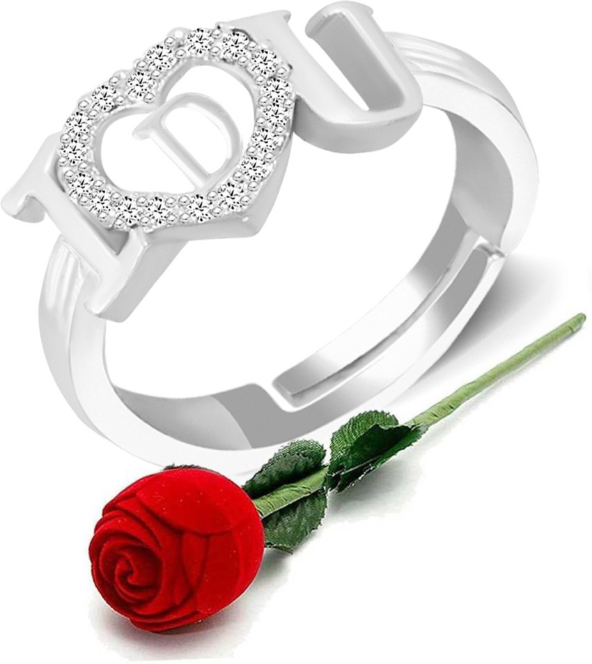 MEENAZ Valentine gift Jewellery Stylish Heart Shape Silver ...