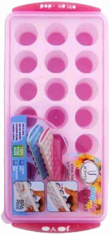 Plastic Joyo Xl Ice Cube Tray With Lid, Box