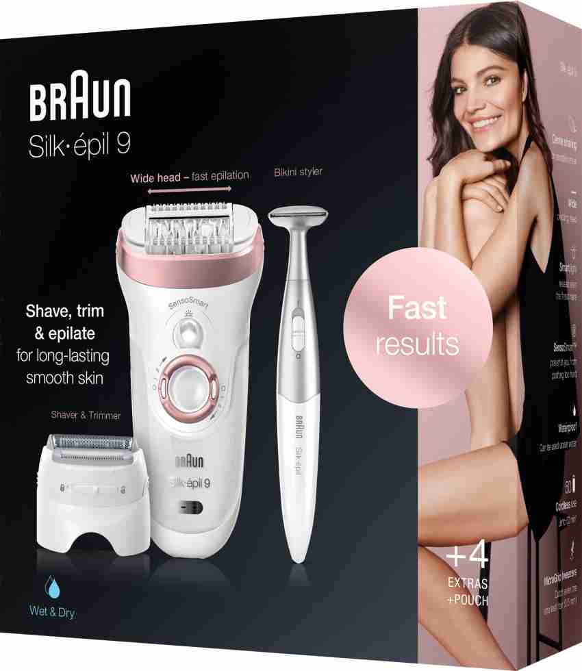 Braun Silk-pil 9-890, Epilator for Long-Lasting Hair Removal, includes a  Bikini Styler Cordless Epilator Price in India Buy Braun Silk-pil 9-890,  Epilator for Long-Lasting Hair Removal, includes a Bikini Styler Cordless