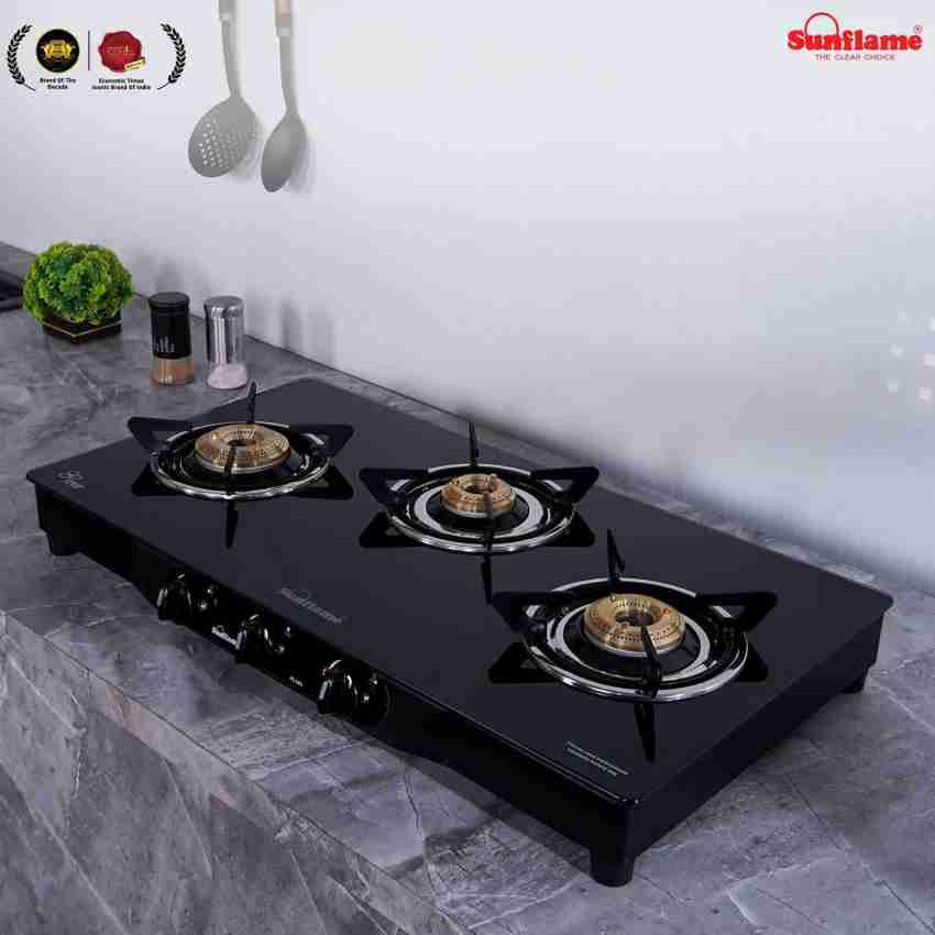 sunflame chulha 3 burner