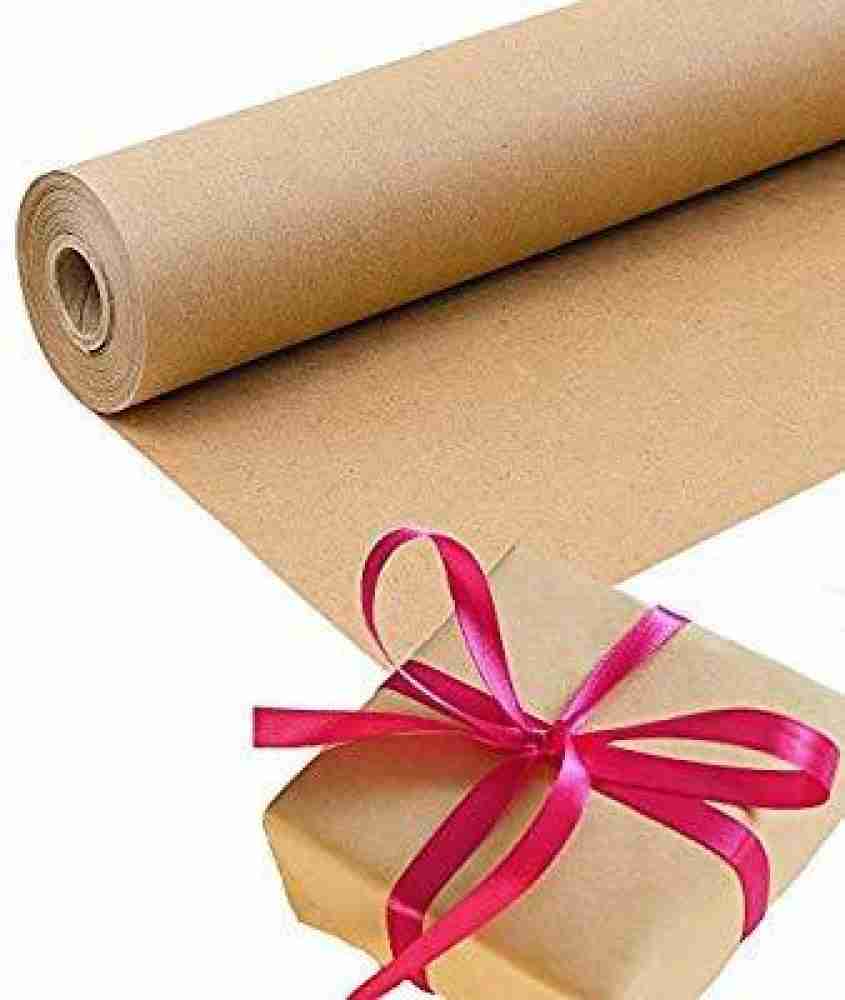 Eco Kraft Brown Packaging Paper Roll 22 Inch* 5 Mtr