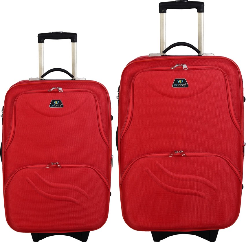 CITY BAG TROLLEY BAG SET OF 2 LUGGAGE BAG Expandable Cabin Suitcase - 24  inch BLUE - Price in India | Flipkart.com