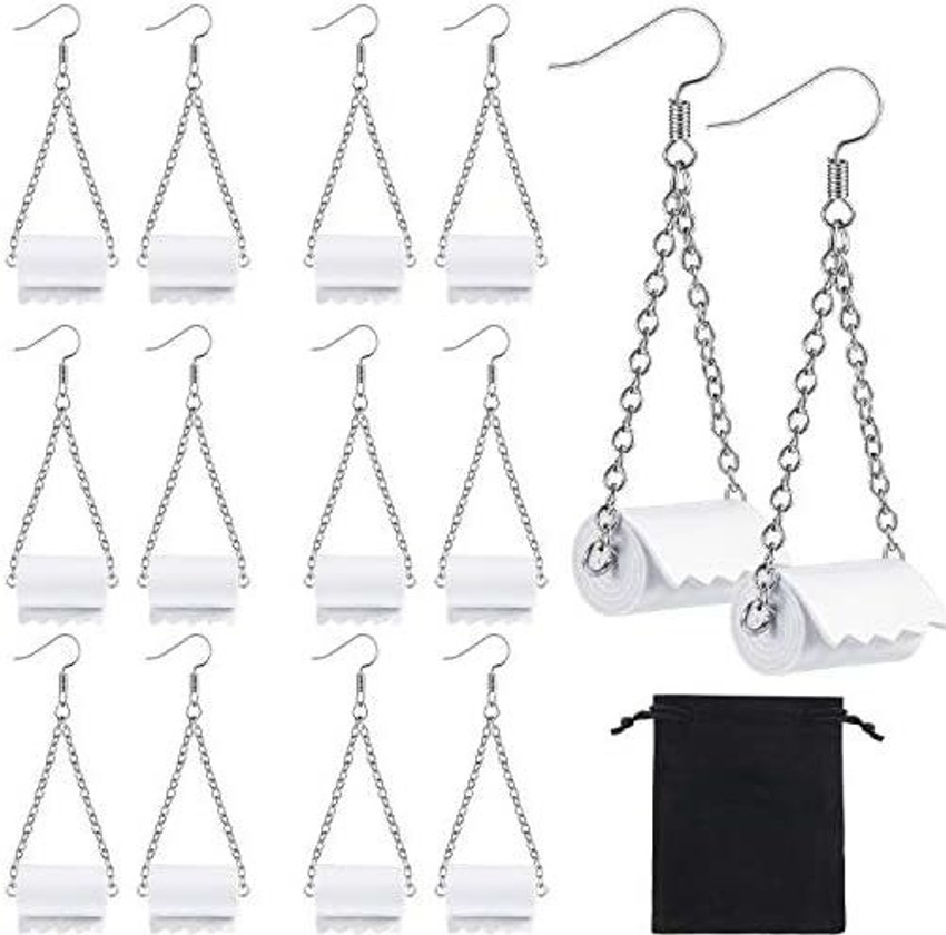 Aggregate more than 85 real toilet paper earrings 3tdesign.edu.vn