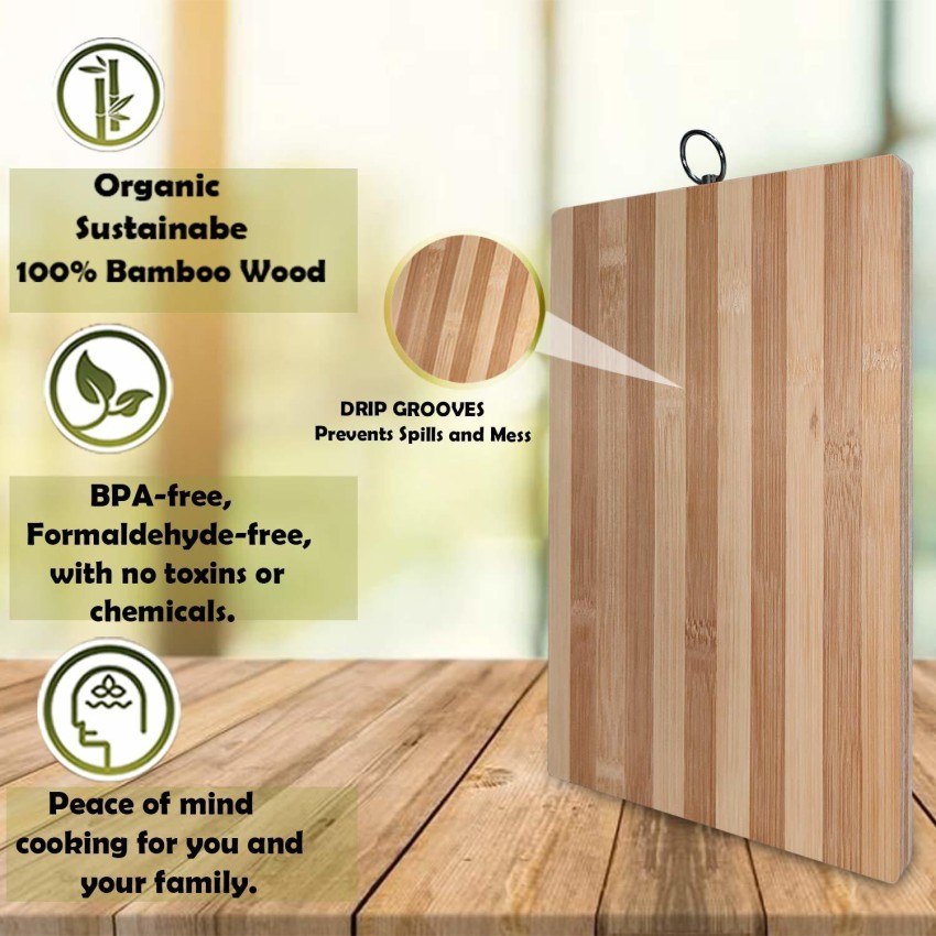 Up To 57% Off on Organic Bamboo Cutting Board