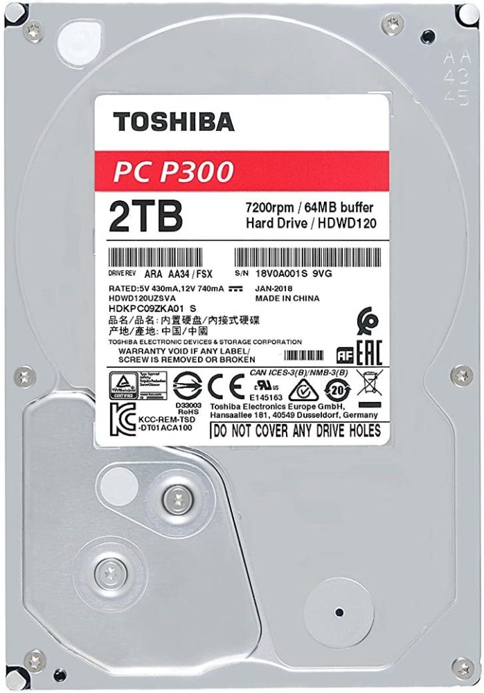 大容量 東芝 内蔵 ハードディスク HDD 3.5インチ 安心の茶箱梱包 デスクトップ SATA3 5TB 7200rpm キャッシュ 64