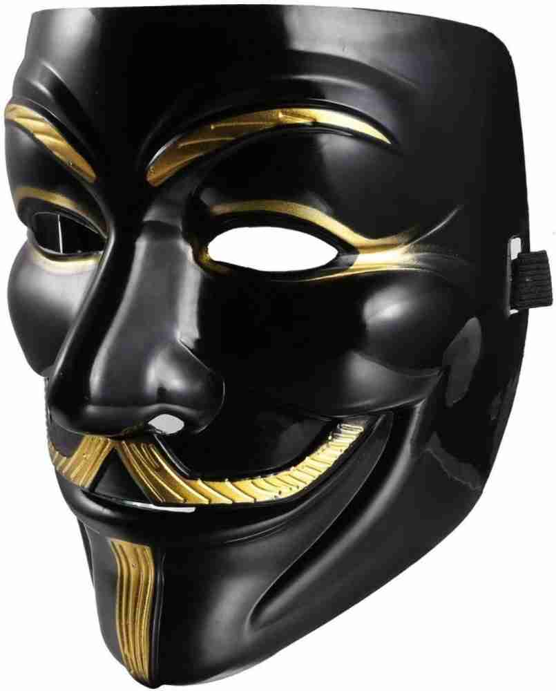 AMACO V for Black mask and( joker) anonymous white face mask ...